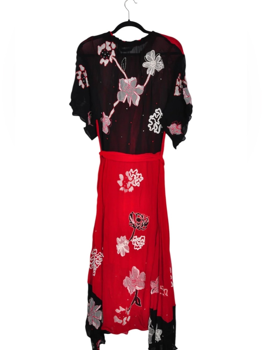 Zara Embroidered Beaded Floral Dress